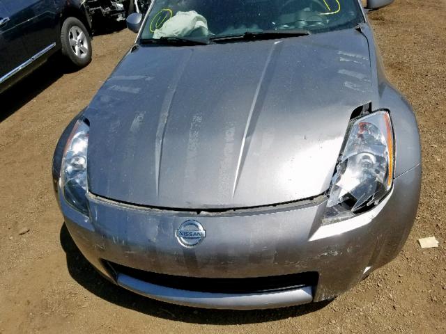 JN1AZ34E53T021806 - 2003 NISSAN 350Z COUPE SILVER photo 9