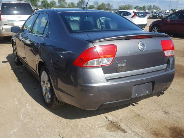 3MEHM0JA3BR602696 - 2011 MERCURY MILAN PREM GRAY photo 3