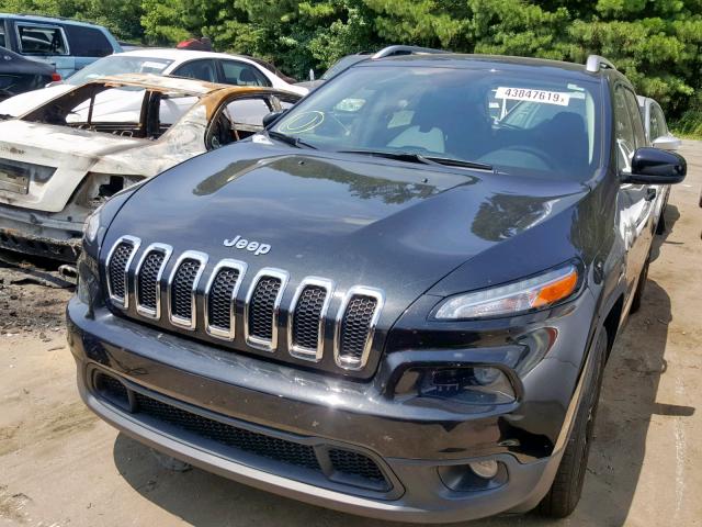 1C4PJLCB6FW782983 - 2015 JEEP CHEROKEE L BLACK photo 2