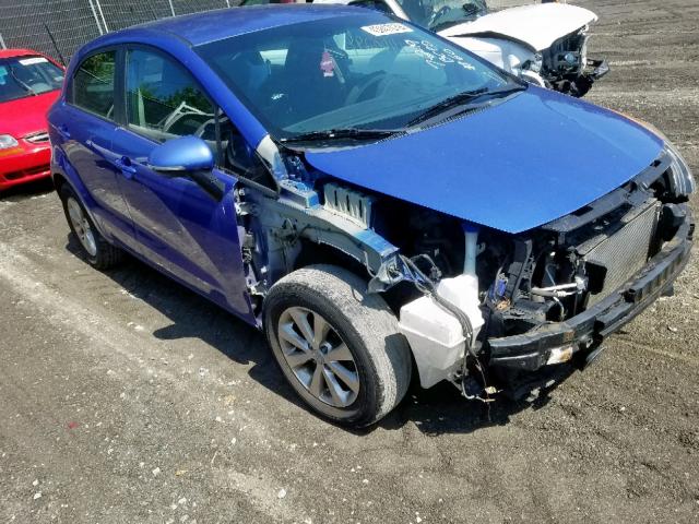 KNADN5A38D6126678 - 2013 KIA RIO EX PURPLE photo 1