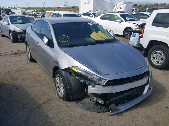 1C3CDFBB6ED824320 - 2014 DODGE DART SXT SILVER photo 1