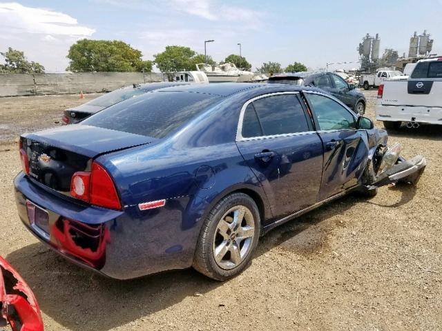 1G1ZC5EB7AF179652 - 2010 CHEVROLET MALIBU 1LT BLUE photo 4