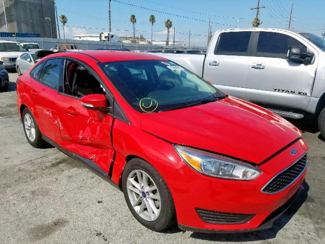 1FADP3F24HL285602 - 2017 FORD FOCUS SE RED photo 1