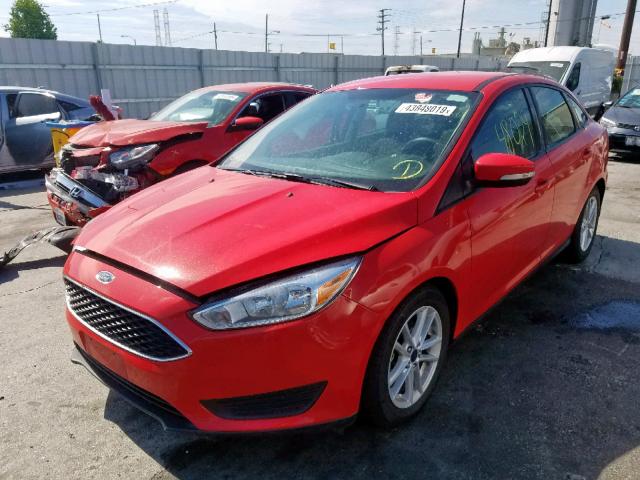 1FADP3F24HL285602 - 2017 FORD FOCUS SE RED photo 2