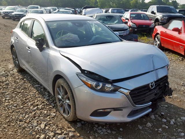 3MZBN1L39JM207973 - 2018 MAZDA 3 TOURING SILVER photo 1