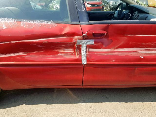 2B3HD46R03H500715 - 2003 DODGE INTREPID S 勃艮第红 照片 9