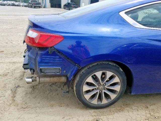 1HGCT1B80DA004208 - 2013 HONDA ACCORD EXL BLUE photo 9