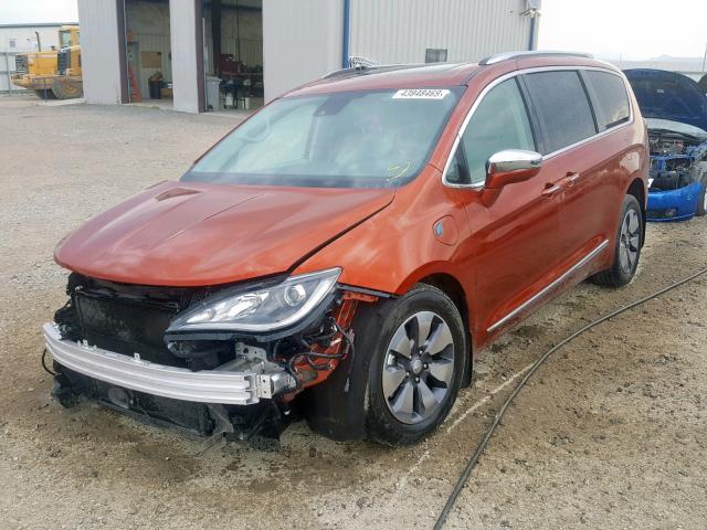 2C4RC1N73JR248437 - 2018 CHRYSLER PACIFICA H ORANGE photo 2