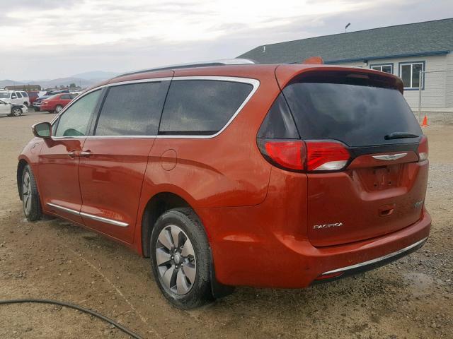 2C4RC1N73JR248437 - 2018 CHRYSLER PACIFICA H ORANGE photo 3