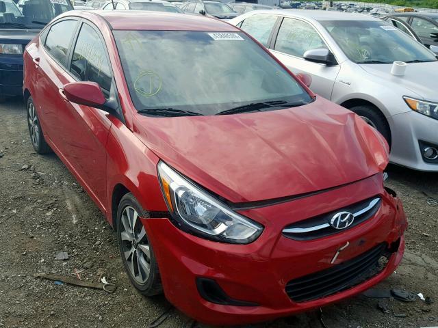 KMHCT4AE7HU224713 - 2017 HYUNDAI ACCENT SE BURGUNDY photo 1