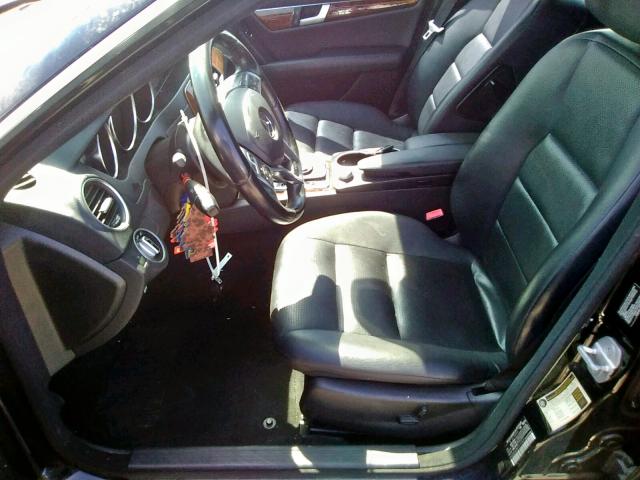 WDDGF4HB9CR197525 - 2012 MERCEDES-BENZ C 250 BLACK photo 9