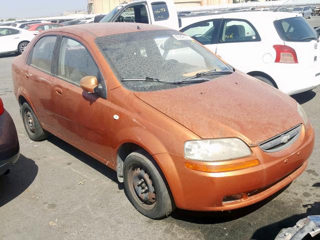 KL1TD56636B600297 - 2006 CHEVROLET AVEO BASE Қызғылт сары фото 1