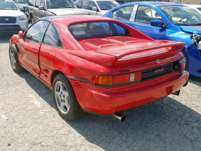 JT2SW22N2M0007011 - 1991 TOYOTA MR2 SPORT RED photo 3