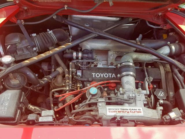 JT2SW22N2M0007011 - 1991 TOYOTA MR2 SPORT RED photo 7