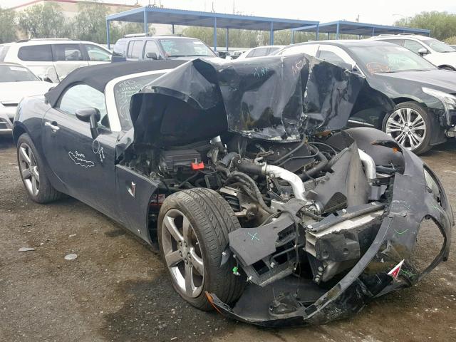 1G2MG35X57Y139772 - 2007 PONTIAC SOLSTICE G BLACK photo 1