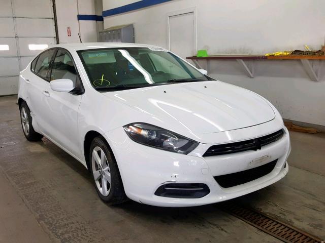 1C3CDFBB0FD374018 - 2015 DODGE DART SXT WHITE photo 1