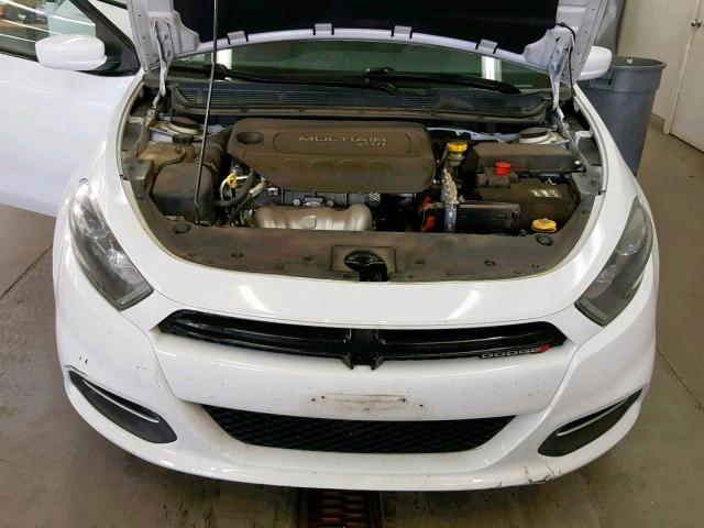 1C3CDFBB0FD374018 - 2015 DODGE DART SXT WHITE photo 7