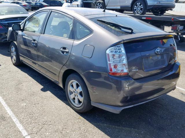 JTDKB20U383298135 - 2008 TOYOTA PRIUS GRAY photo 3