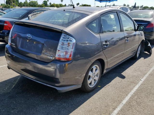 JTDKB20U383298135 - 2008 TOYOTA PRIUS GRAY photo 4