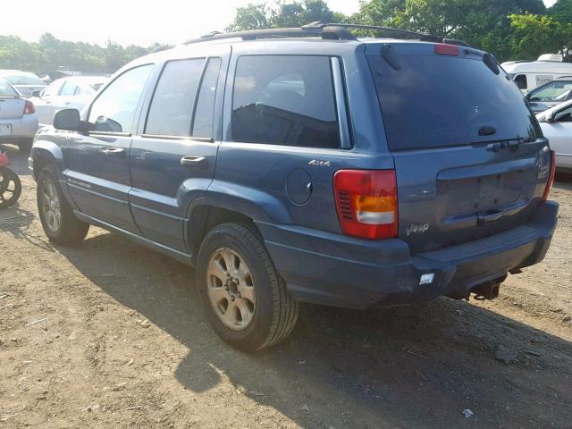 1J4GW48S81C691640 - 2001 JEEP GRAND CHER GRAY photo 3