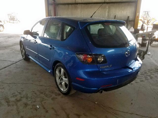 JM1BK143561472291 - 2006 MAZDA 3 HATCHBAC BLUE photo 3