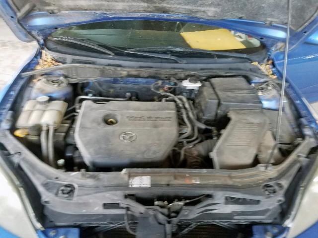 JM1BK143561472291 - 2006 MAZDA 3 HATCHBAC BLUE photo 7