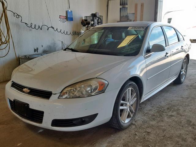 2G1WC5EM9A1171113 - 2010 CHEVROLET IMPALA LTZ WHITE photo 2