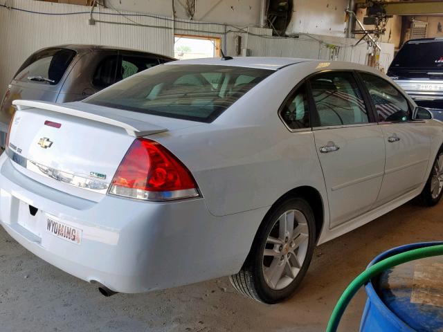 2G1WC5EM9A1171113 - 2010 CHEVROLET IMPALA LTZ WHITE photo 4