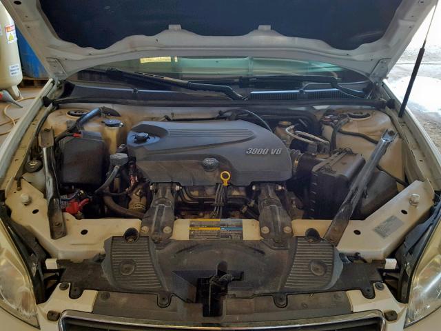 2G1WC5EM9A1171113 - 2010 CHEVROLET IMPALA LTZ WHITE photo 7