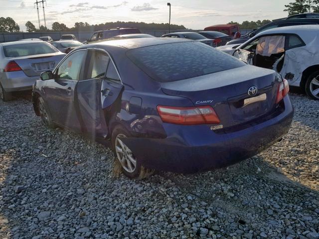 4T1BE46K67U132219 - 2007 TOYOTA CAMRY NEW BLUE photo 3