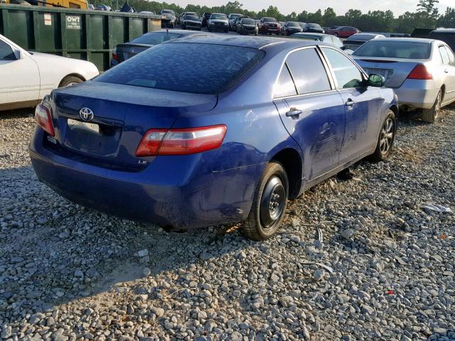 4T1BE46K67U132219 - 2007 TOYOTA CAMRY NEW BLUE photo 4