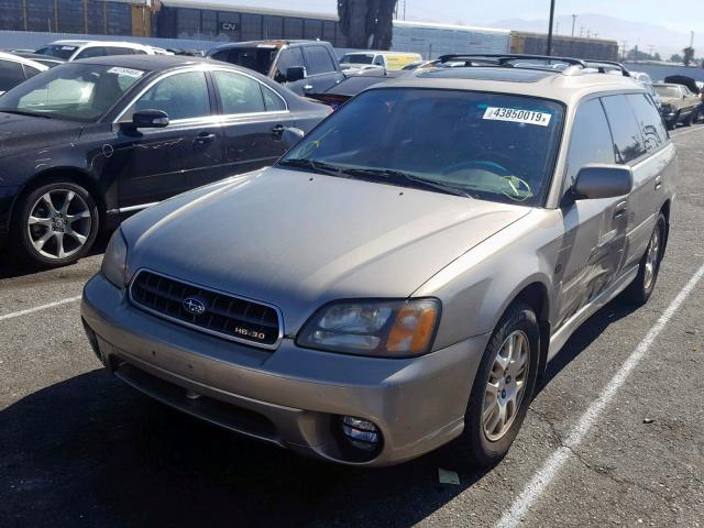 4S3BH806437623346 - 2003 SUBARU LEGACY OUT TAN photo 2