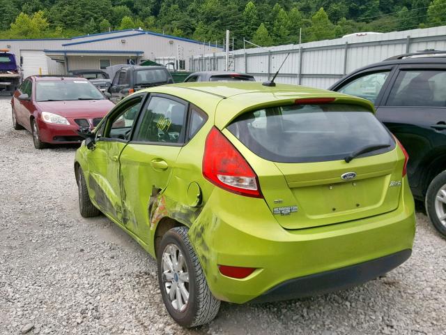 3FADP4EJ2CM157817 - 2012 FORD FIESTA SE GREEN photo 3