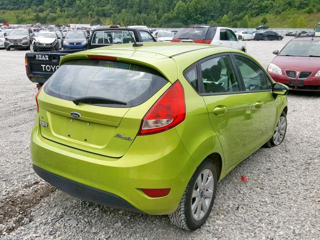 3FADP4EJ2CM157817 - 2012 FORD FIESTA SE GREEN photo 4