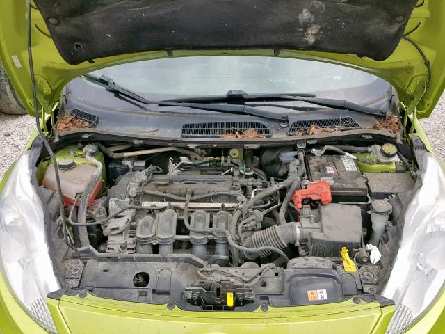 3FADP4EJ2CM157817 - 2012 FORD FIESTA SE GREEN photo 7