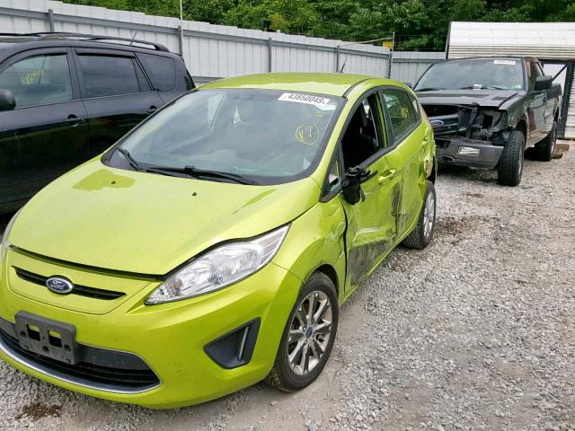 3FADP4EJ2CM157817 - 2012 FORD FIESTA SE GREEN photo 9