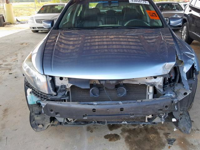 1HGCP2F85BA068147 - 2011 HONDA ACCORD EXL BLUE photo 9