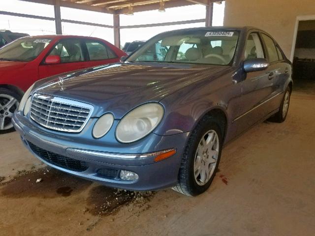 WDBUF65J23A276665 - 2003 MERCEDES-BENZ E 320 BLUE photo 2