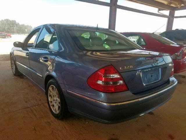 WDBUF65J23A276665 - 2003 MERCEDES-BENZ E 320 BLUE photo 3