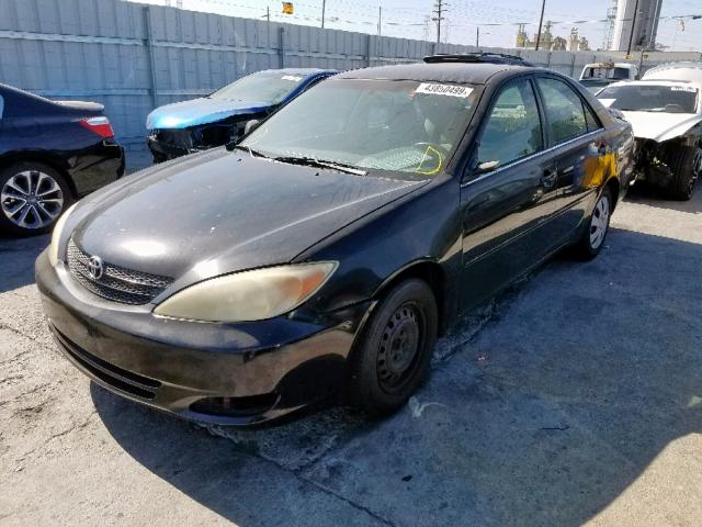 4T1BE32K03U197948 - 2003 TOYOTA CAMRY LE BLACK photo 2