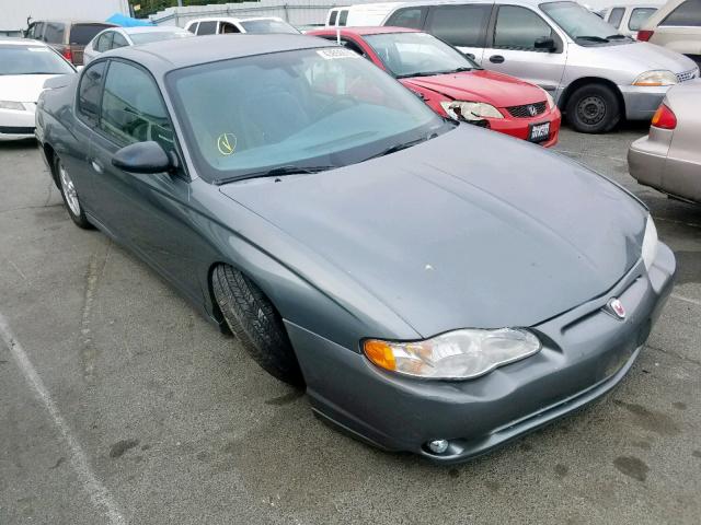 2G1WW12E959173402 - 2005 CHEVROLET MONTE CARL ნაცრისფერი ფოტო 1