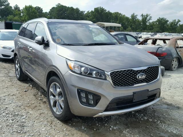 5XYPK4A17GG116159 - 2016 KIA SORENTO SX GRAY photo 1