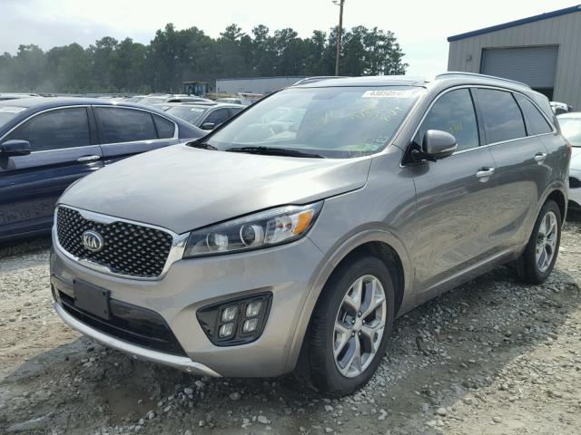 5XYPK4A17GG116159 - 2016 KIA SORENTO SX GRAY photo 2