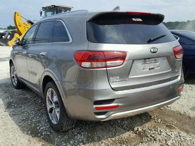 5XYPK4A17GG116159 - 2016 KIA SORENTO SX GRAY photo 3