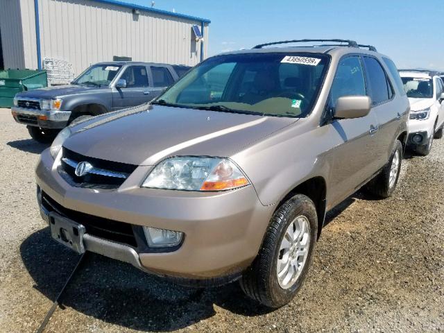 2HNYD18633H514232 - 2003 ACURA MDX TOURIN GOLD photo 2