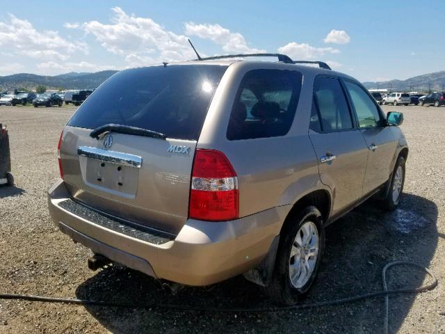 2HNYD18633H514232 - 2003 ACURA MDX TOURIN GOLD photo 4