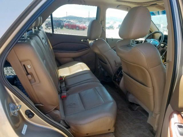 2HNYD18633H514232 - 2003 ACURA MDX TOURIN GOLD photo 6