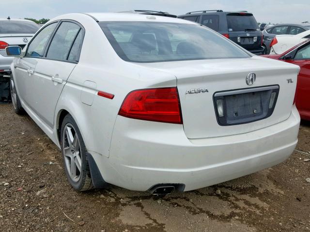 19UUA66266A064008 - 2006 ACURA 3.2TL WHITE photo 3