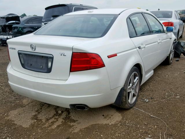 19UUA66266A064008 - 2006 ACURA 3.2TL WHITE photo 4