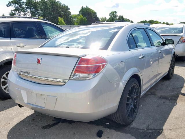 1G8ZV57B89F106519 - 2009 SATURN AURA XR SILVER photo 4